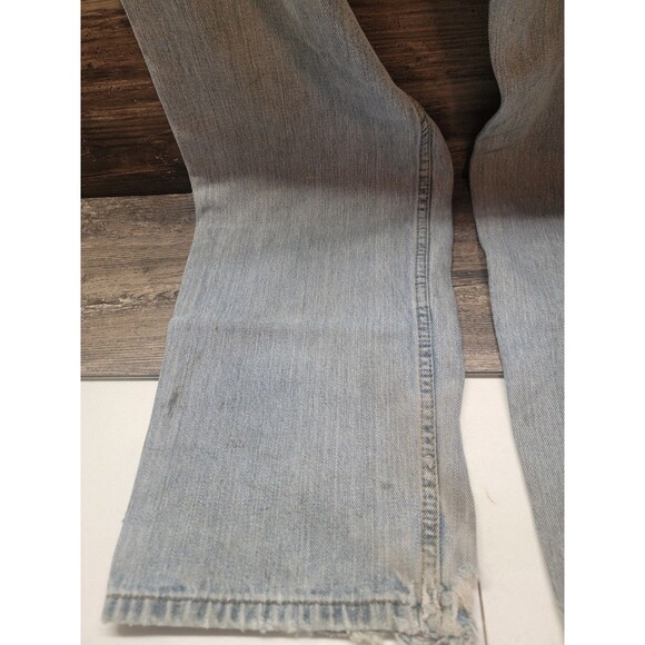 Levi’s 550 Jeans Mens 33x34 Light Wash Relaxed Fit Work Jeans - Picture 4 of 7
